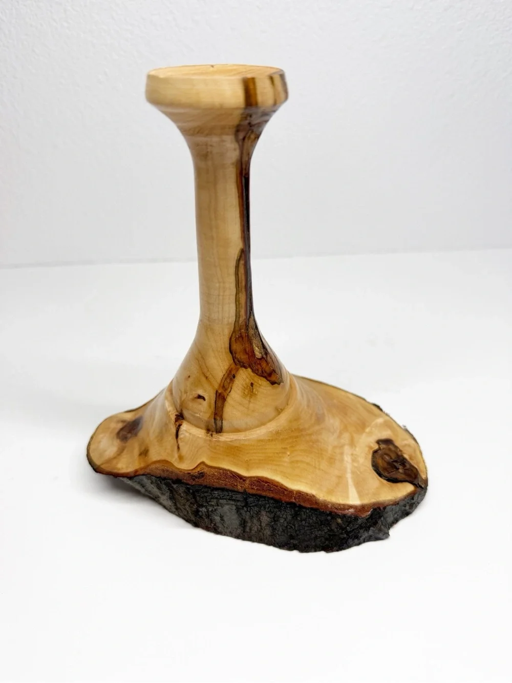 Handcrafted Wood Spindle Bud Vases